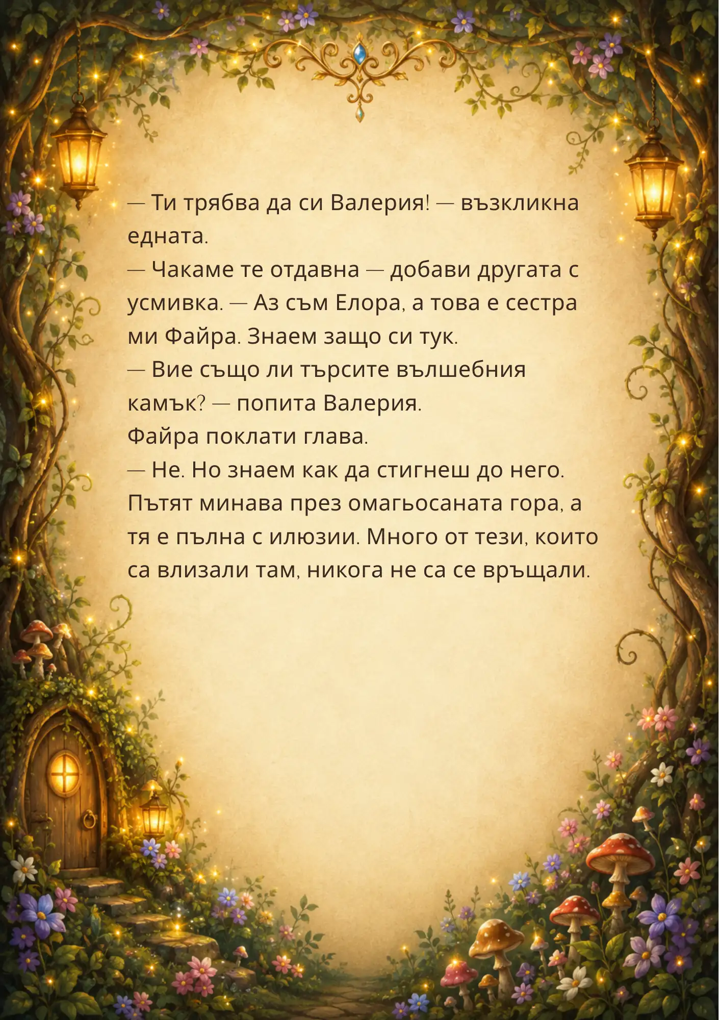 Вълшебната страна — персонализирана детска книга