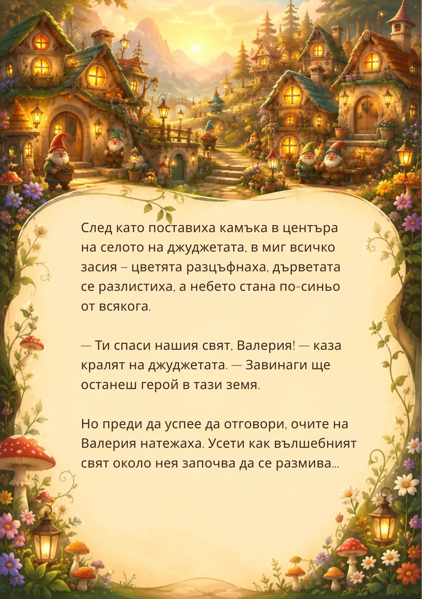 Вълшебната страна — персонализирана детска книга
