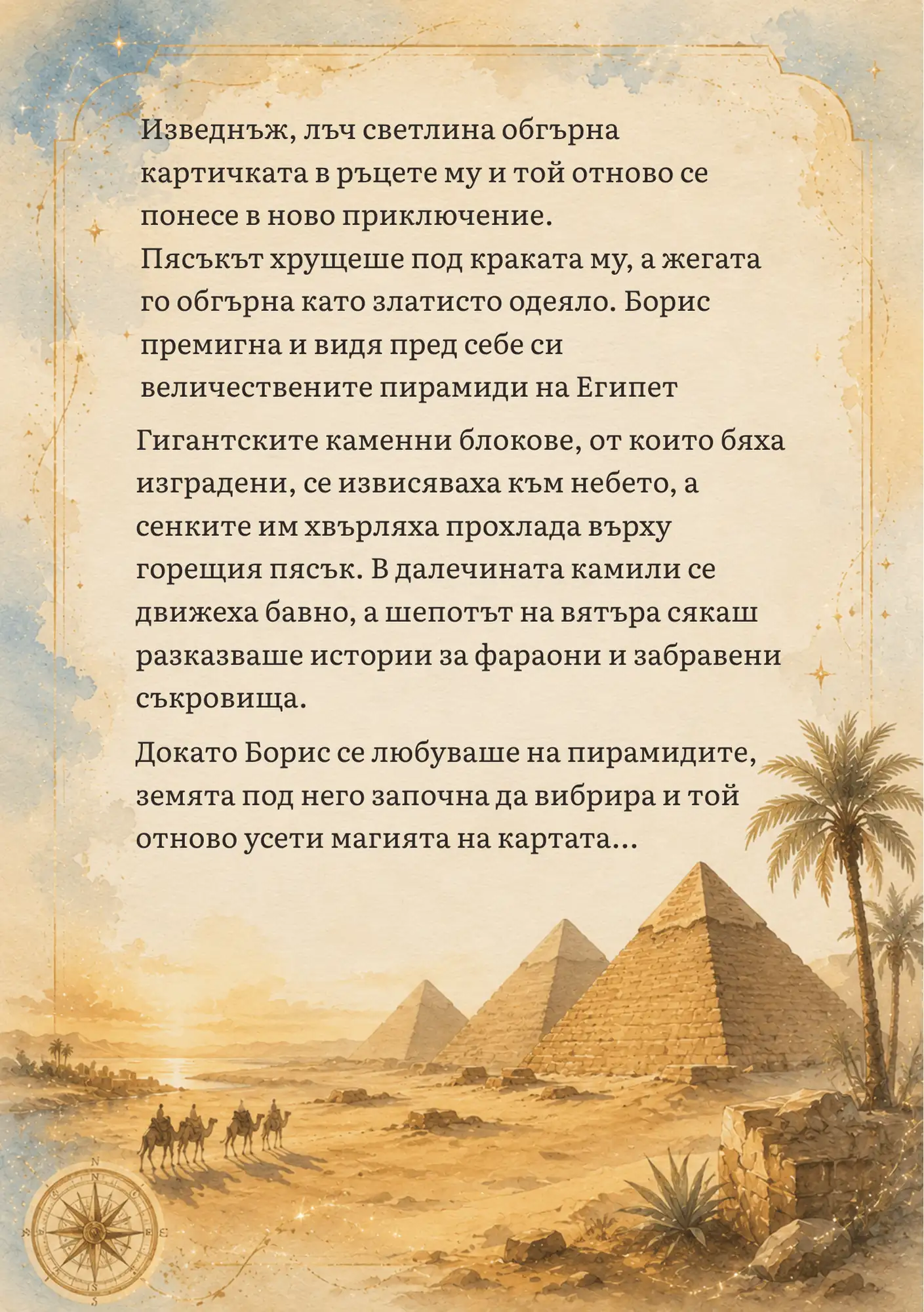 Магическият атлас - момче — персонализирана детска книга