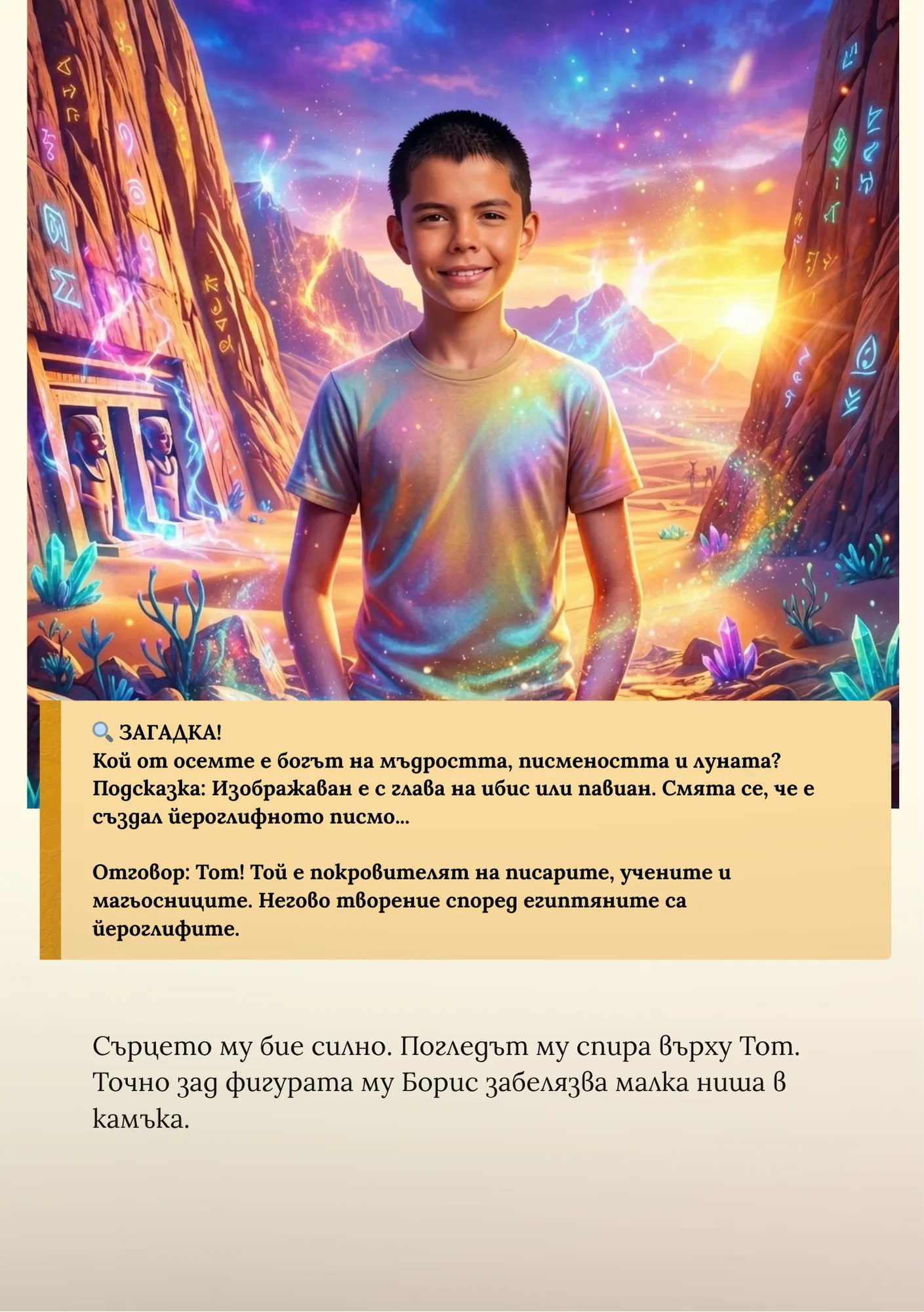Пазителите на Египет - за момче