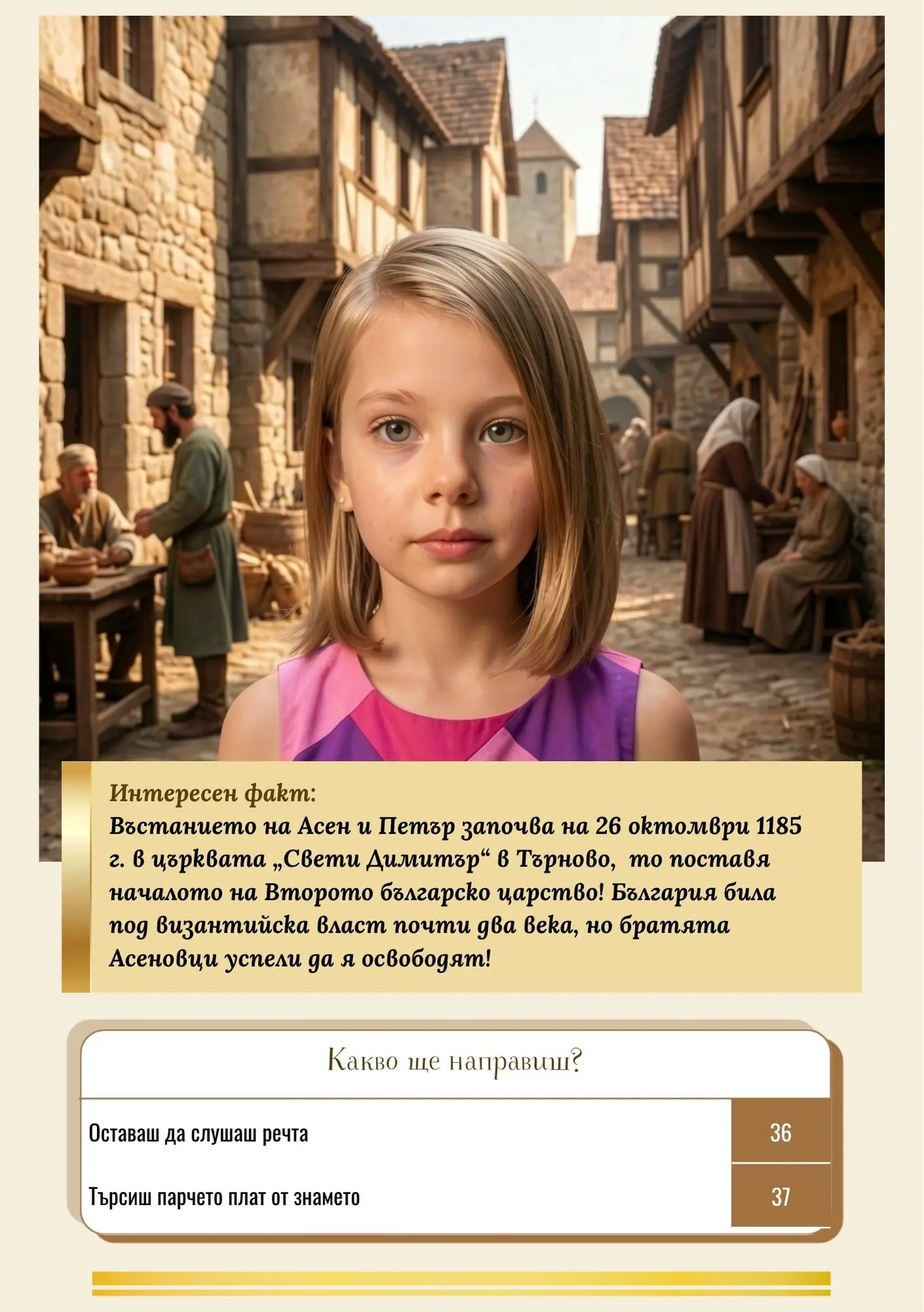 Мисия в българскоро минало - за момиче