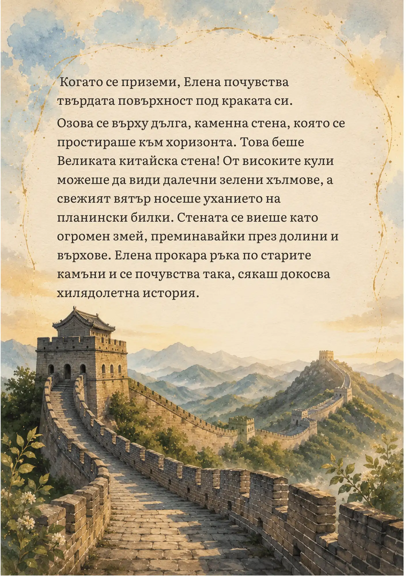 Магическият атлас - момиче — персонализирана детска книга