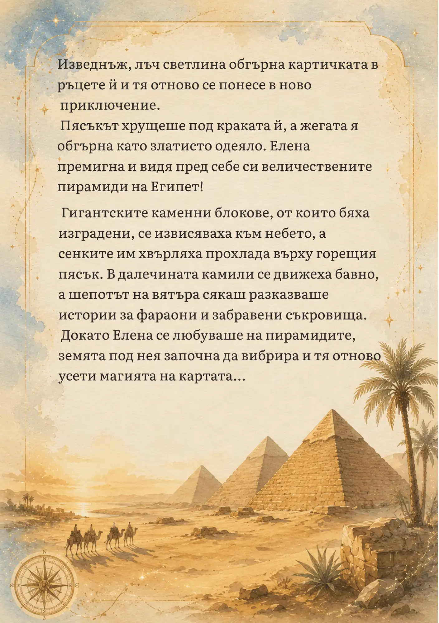 Магическият атлас - момиче — персонализирана детска книга