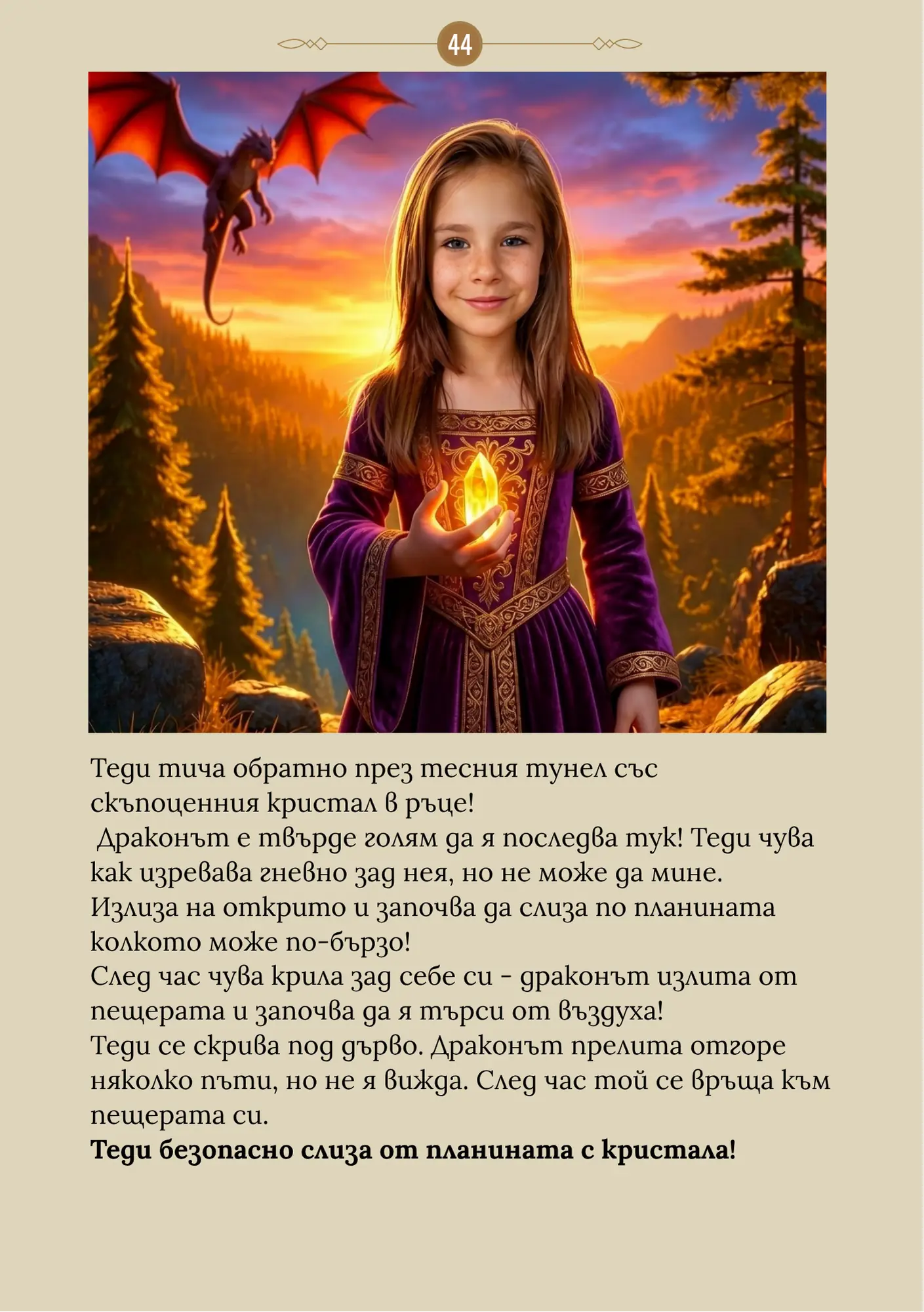 Кристалът на дракона - за момиче