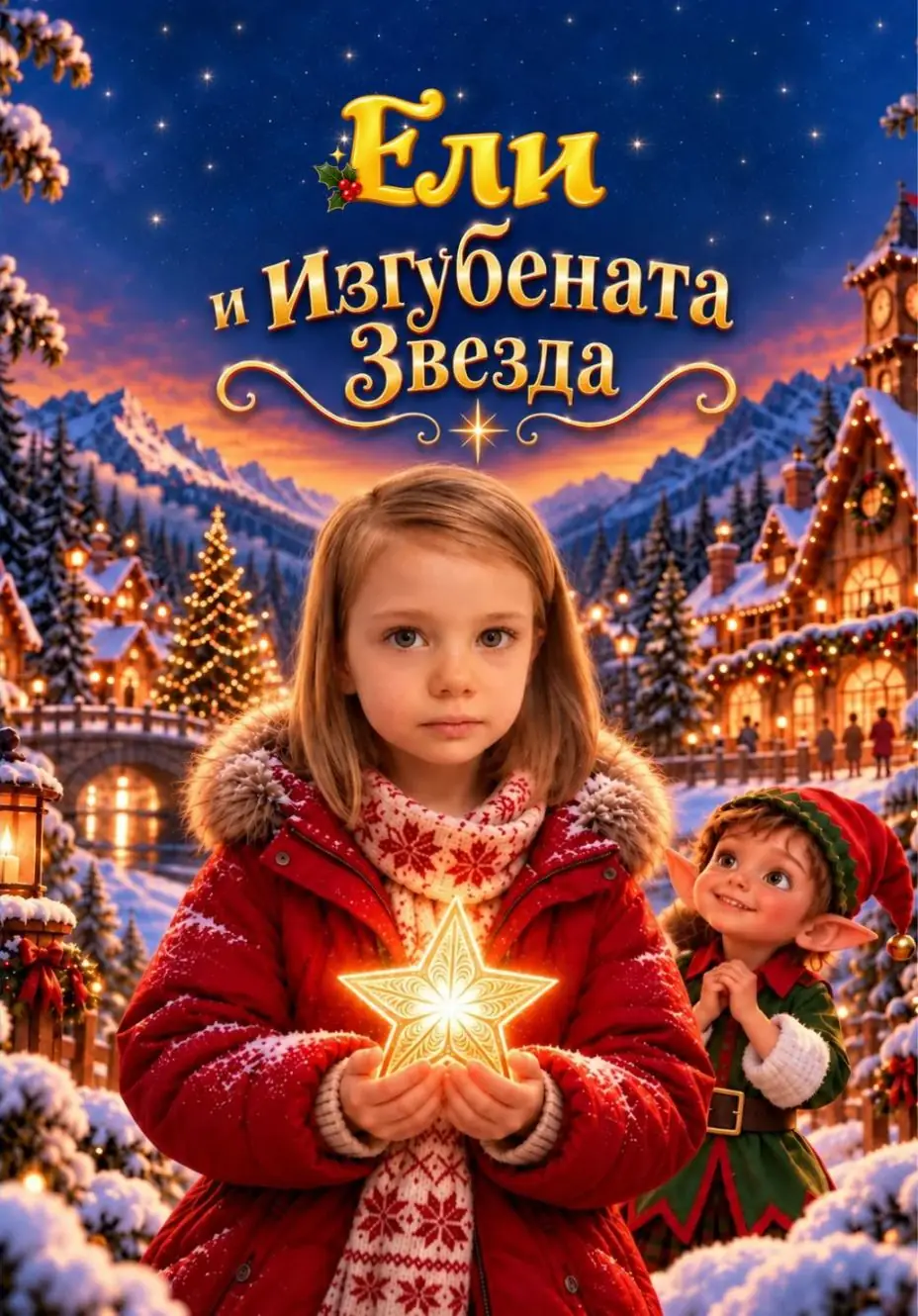 Изгубената звезда, за момиче — персонализирана детска книга