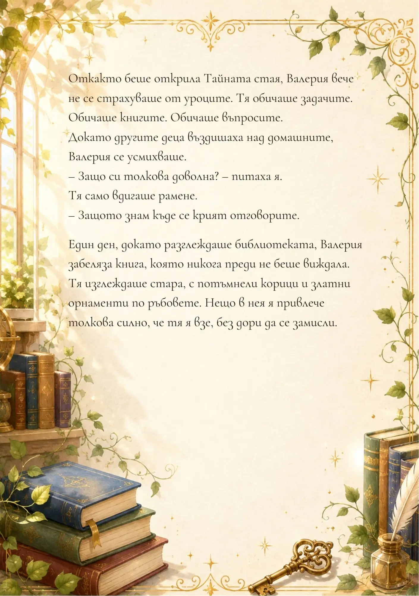 Тайната стая — персонализирана детска книга