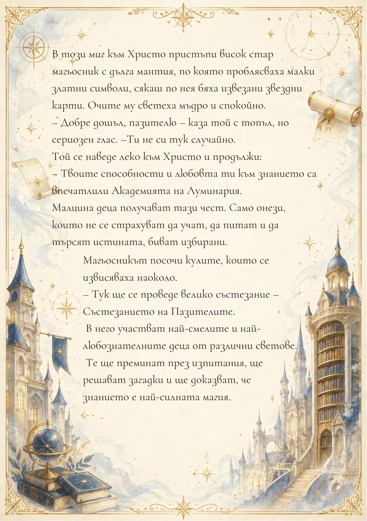 Тайната стая — персонализирана детска книга