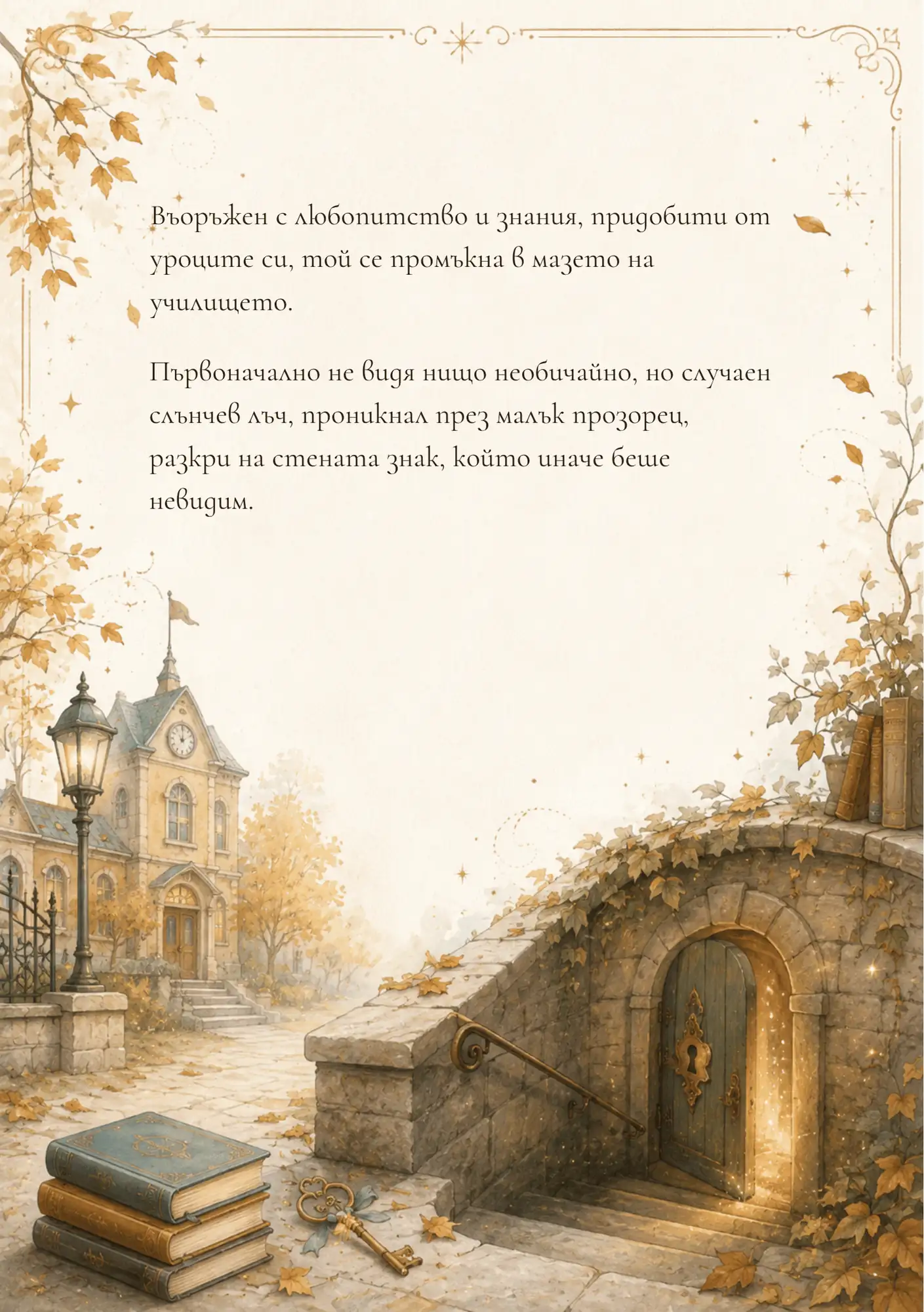 Тайната стая — персонализирана детска книга